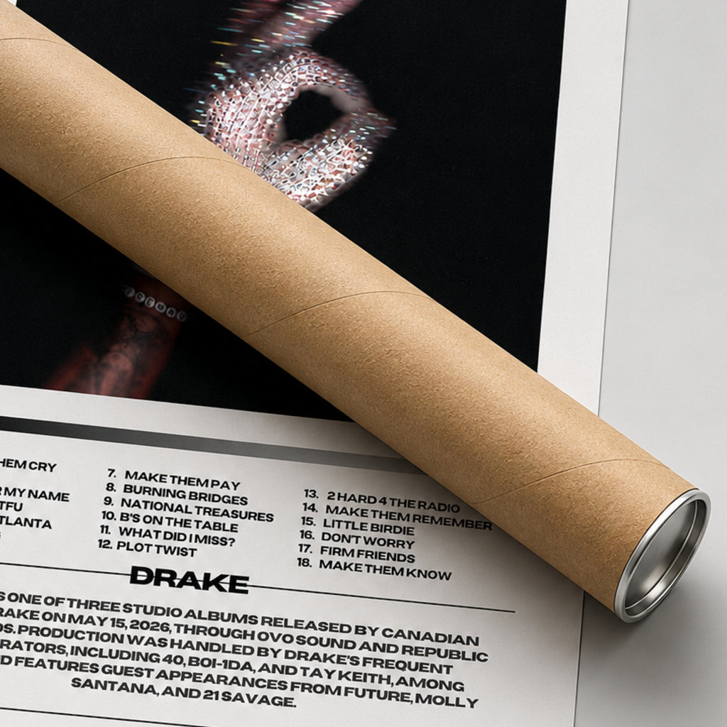"ICEMAN" Tracklist Album Poster